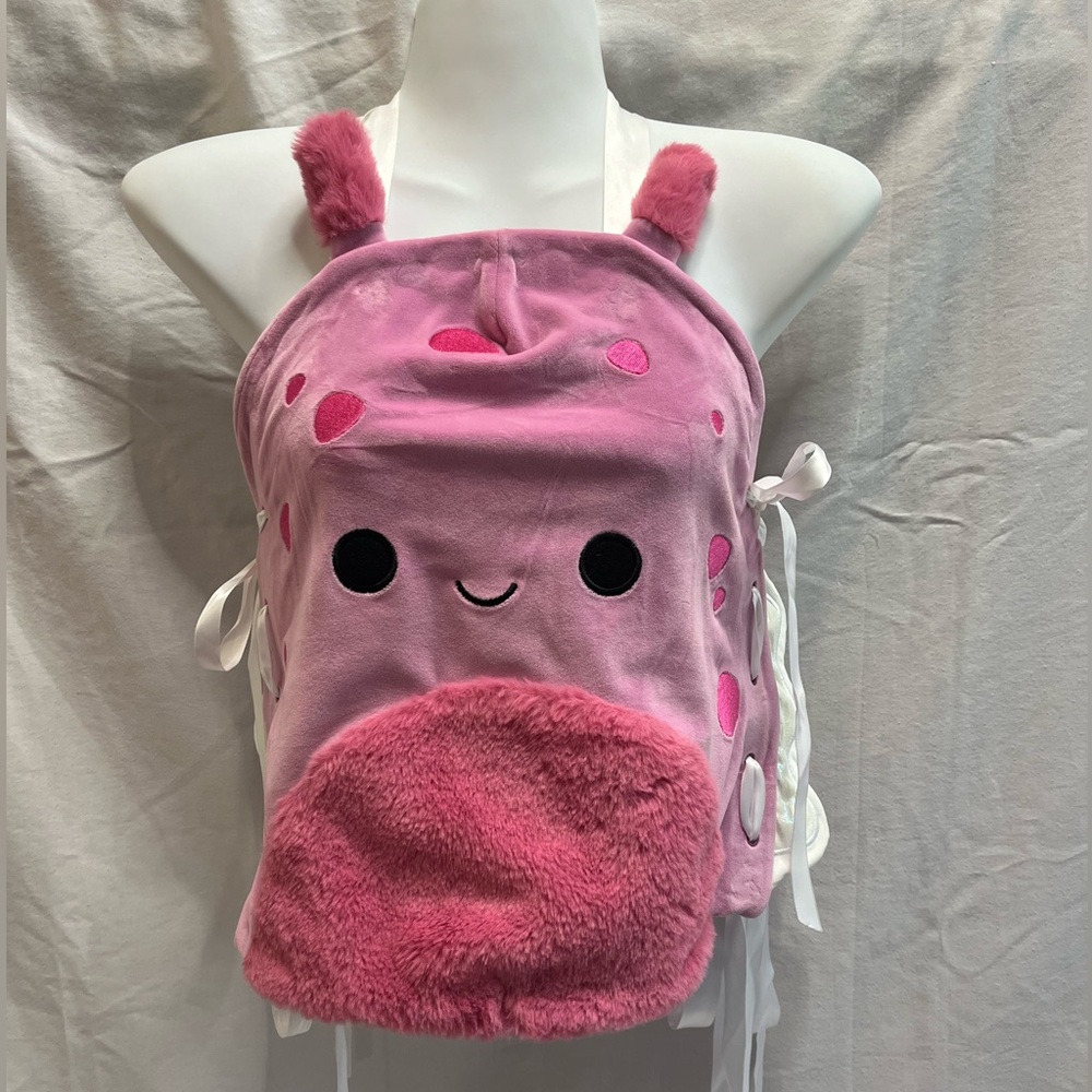 Squishmallows Upcycled  Halter Cosplay Top - Pink Corset
